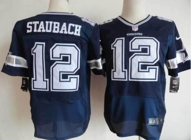 Nike Dallas Cowboys 12 R Staubach Blue Elite NFL Jerseys Cheap