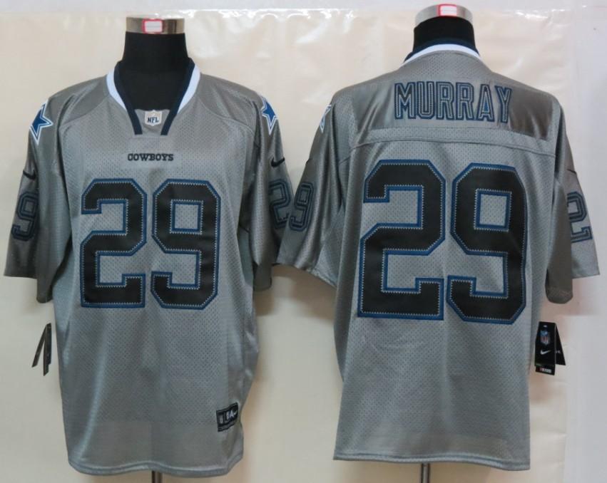 Nike Dallas Cowboys #29 DeMarco Murray Grey Lights Out Elite NFL Jerseys Cheap