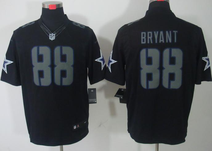 Nike Dallas Cowboys 88 Dez Bryant Black Impact Game LIMITED NFL Jerseys Cheap