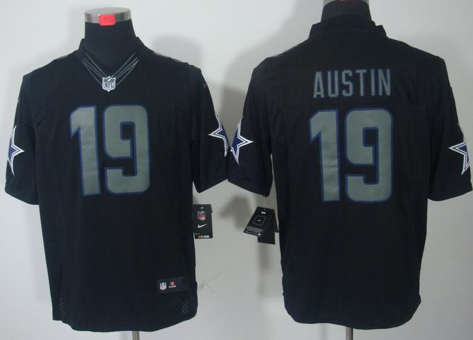 Nike Dallas Cowboys #19 Miles Austin Black Impact Game LIMITED NFL Jerseys Cheap