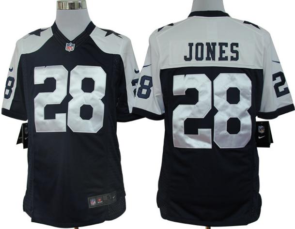 Nike Dallas Cowboys 28# Felix Jones Blue Thankgivings Game LIMITED NFL Jerseys Cheap