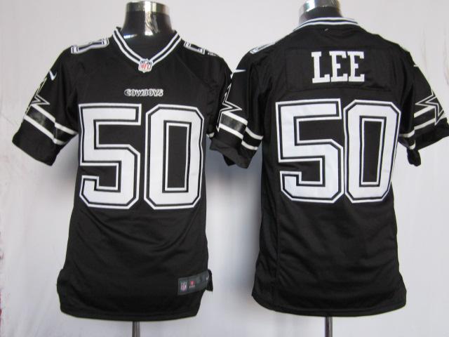 Nike Dallas Cowboy 50 Sean Lee Black Game NFL Jerseys Cheap