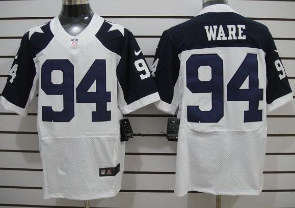 Nike Dallas Cowboys #94 Ware White Thankgivings Elite Nike NFL Jerseys Cheap