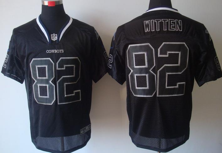 Nike Dallas Cowboys #82 Jason Witten Lights Out Black Elite NFL Jerseys Cheap