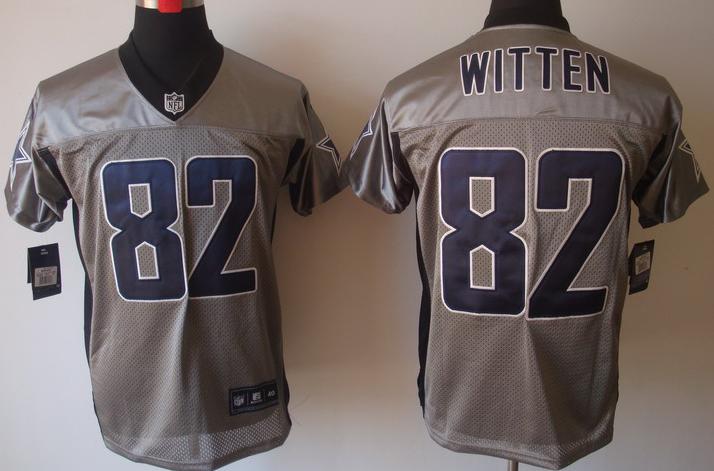Nike Dallas Cowboys #82 Jason Witten Grey Shadow NFL Jerseys Cheap