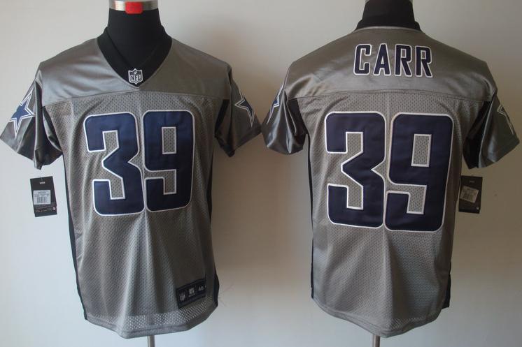 Nike Dallas Cowboys #39 Brandon Carr Grey Shadow NFL Jerseys Cheap