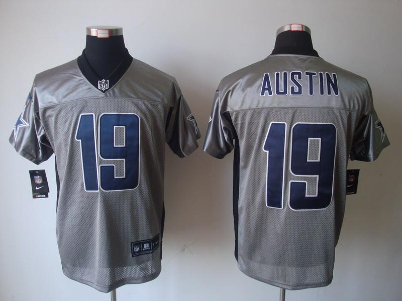 Nike Dallas Cowboys 19# Miles Austin Grey Shadow Nike NFL Jerseys Cheap