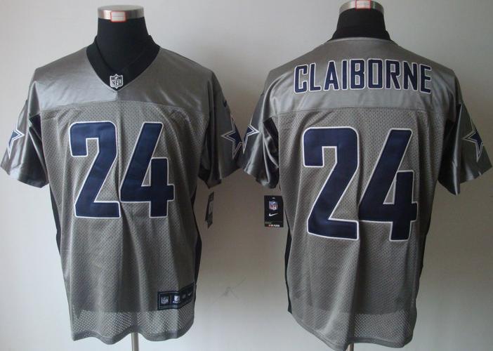 Nike Dallas Cowboys 24 Morris Claiborne Grey Shadow Nike NFL Jerseys Cheap