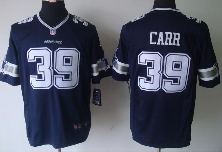 Nike Dallas Cowboys #39 Brandon Carr Blue Game Nike NFL Jerseys Cheap