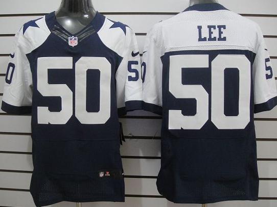 Nike Dallas Cowboys #50 Lee Blue Thankgivings Elite Nike NFL Jerseys Cheap