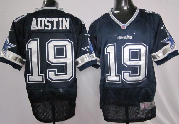 Nike Dallas Cowboys 19# Miles Austin Blue Elite Nike NFL Jerseys Cheap