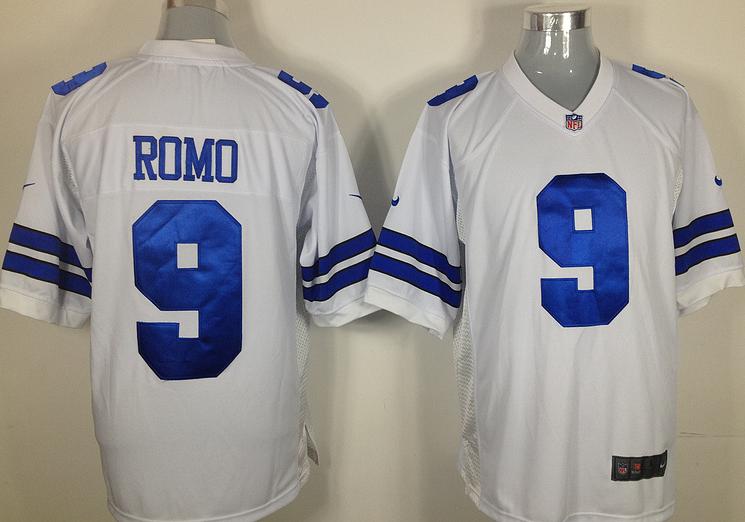 Nike Dallas Cowboys #9 Tony Romo White Nike NFL Jerseys Cheap