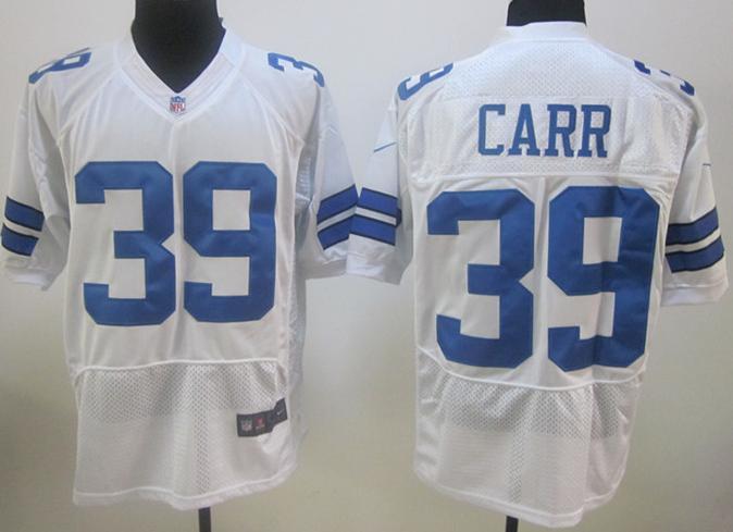 Nike Dallas Cowboys #39 Brandon Carr White Nike NFL Jerseys Cheap