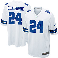 Nike Dallas Cowboys 24# Morris Claiborne White Nike NFL Jerseys Cheap