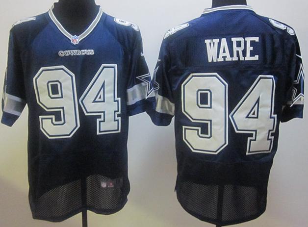 Nike Dallas Cowboys #94 DeMarcus Ware Blue Nike NFL Jerseys Cheap