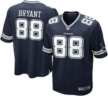 Nike Dallas Cowboys 88# Dez Bryant Blue Nike NFL Jerseys Cheap