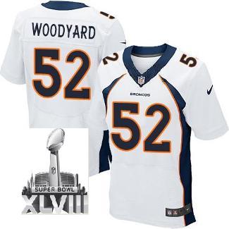 Nike Denver Broncos 52 Wesley Woodyard EliteWhite 2014 Super Bowl XLVIII NFL Jerseys Cheap