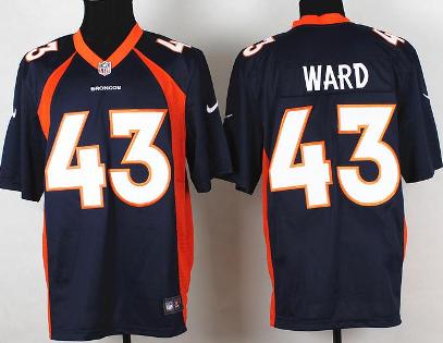 Nike Denver Broncos 43 T.J. Ward Orange Blue NFL Jerseys Cheap