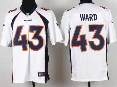 Nike Denver Broncos 43 T.J. Ward White Game NFL Jerseys Cheap