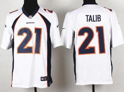 Nike Denver Broncos 21 Aqib Talib White Game NFL Jersey Cheap