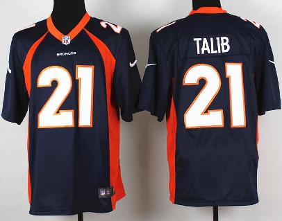 Nike Denver Broncos 21 Aqib Talib Blue Game NFL Jersey Cheap