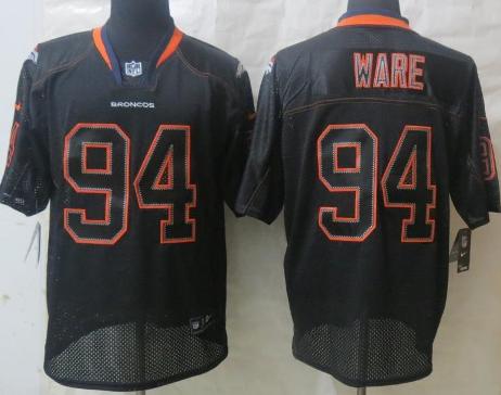 Nike Denver Broncos 94 DeMarcus Ware Lights Out Black Elite NFL Jersey Cheap
