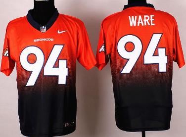 Nike Denver Broncos 94 DeMarcus Ware Orange Blue Drift Fashion II Elite NFL Jerseys Cheap