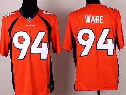 Nike Denver Broncos 94 DeMarcus Ware Orange Game NFL Jerseys Cheap