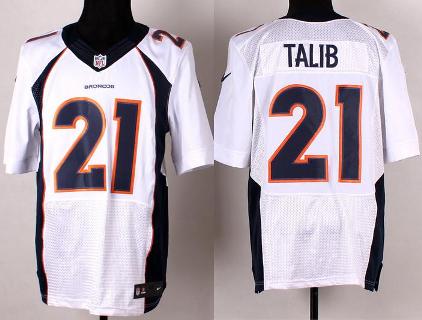 Nike Denver Broncos 21 Aqib Talib Elite White NFL Jersey Cheap