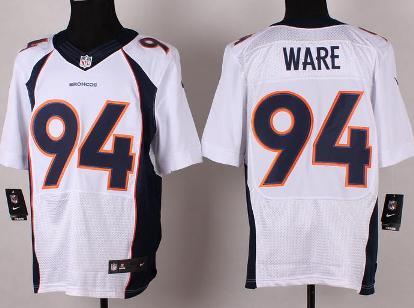 Nike Denver Broncos 94 DeMarcus Ware Elite White NFL Jerseys Cheap
