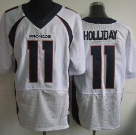 Nike Denver Broncos 11 Trindon Holliday White Elite NFL Jerseys New Style Cheap