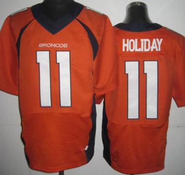Nike Denver Broncos 11 Trindon Holliday Orange Elite NFL Jerseys New Style Cheap