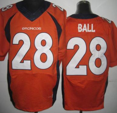 Nike Denver Broncos 28 Montee Ball Orange Elite NFL Jerseys New Style Cheap