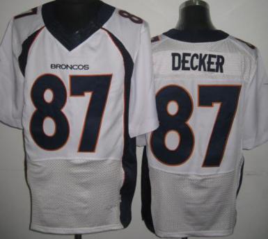 Nike Denver Broncos 87 Eric Decker White Elite NFL Jerseys New Style Cheap