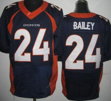 Nike Denver Broncos 24 Champ Bailey Blue Elite NFL Jerseys New Style Cheap