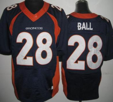 Nike Denver Broncos 28 Montee Ball Blue Elite NFL Jerseys New Style Cheap