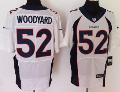 Nike Denver Broncos 52 Wesley Woodyard White Elite NFL Jerseys 2013 New Style Cheap