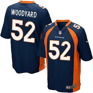 Nike Denver Broncos 52 Wesley Woodyard Game Blue NFL Jerseys Cheap