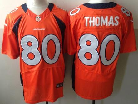 Nike Denver Broncos 80 Julius Thomas Elite Orange NFL Jerseys Cheap