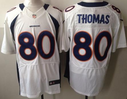 Nike Denver Broncos 80 Julius Thomas Elite White NFL Jerseys Cheap