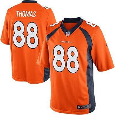 Nike Denver Broncos 88 Demaryius Thomas Orange Limited NFL Jersey 2013 New Style Cheap