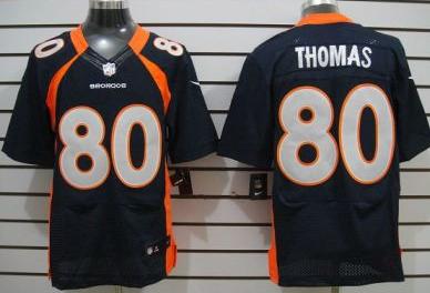 Nike Denver Broncos 80 Julius Thomas Blue Elite NFL Jerseys Cheap
