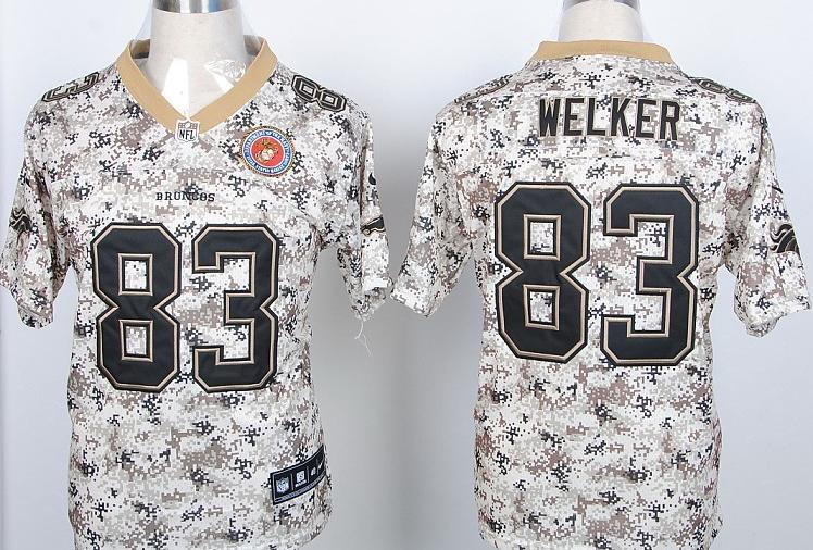 Nike Denver Broncos 83 Wes Welker Camo US.Mccuu NFL Jerseys Cheap