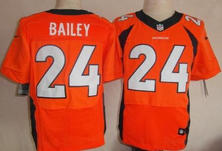 Nike Denver Broncos 24 Champ Bailey Orange Elite NFL Jerseys 2013 New Style Cheap