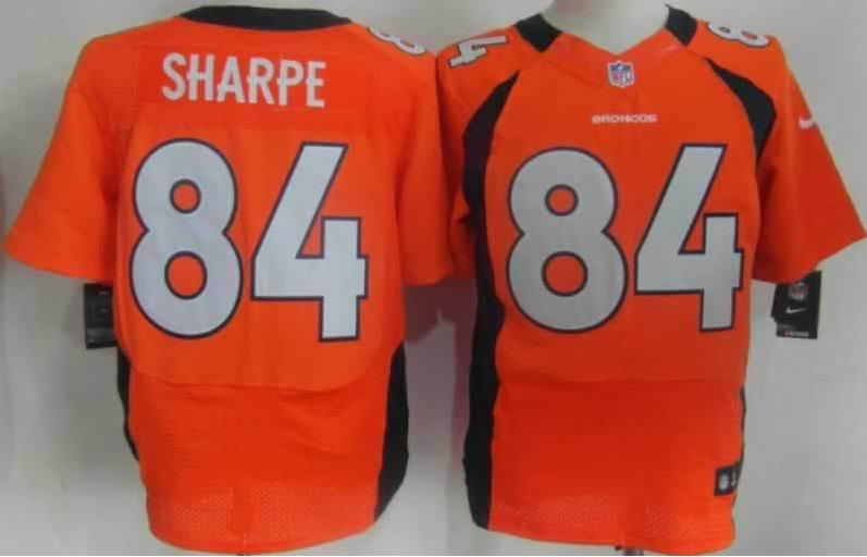 Nike Denver Broncos 84 Shannon Sharpe Orange Elite NFL Football Jerseys Cheap