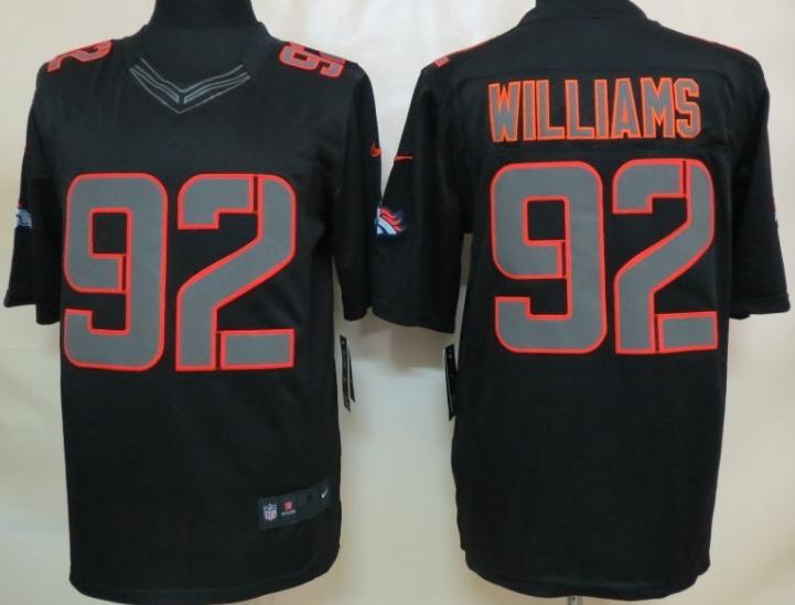 Nike Denver Broncos 92 Sylvester Williams Black Impact Limited NFL Jerseys Cheap