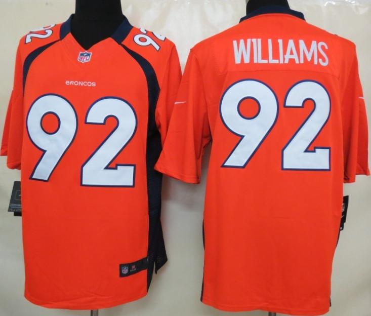 Nike Denver Broncos 92 Sylvester Williams Orange Limited NFL Jerseys Cheap