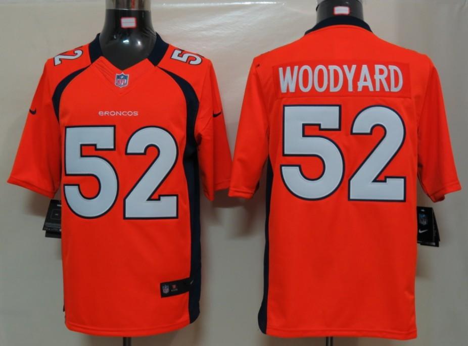 Nike Denver Broncos 52 Woodyard Orange Game LIMITED NFL Jerseys Cheap