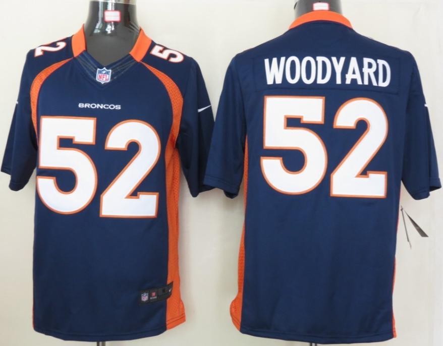 Nike Denver Broncos 52 Woodyard Blue Game LIMITED NFL Jerseys Cheap