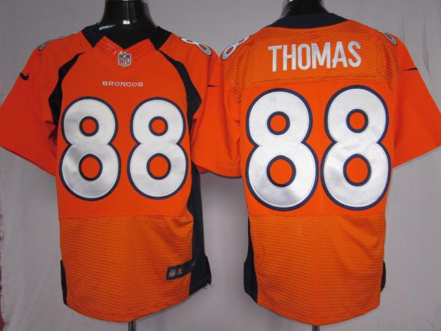 Nike Denver Broncos 88# Demaryius Thomas Orange Elite Nike NFL Jerseys Cheap